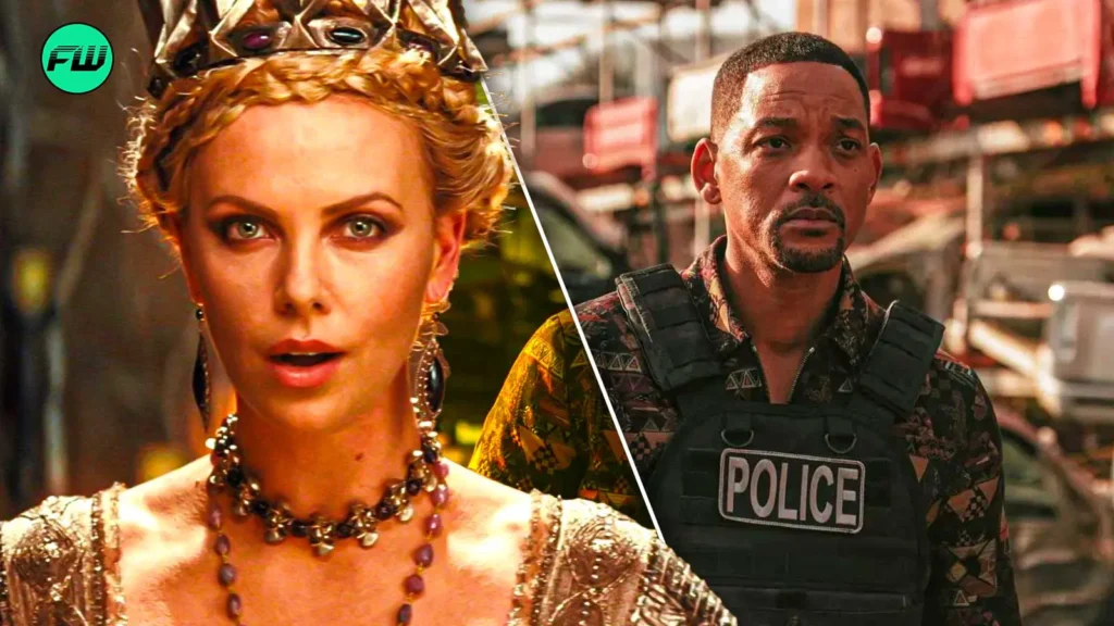 Will Smith and Charlize Theron top movies comparison, including Independence Day, Men in Black, Mad Max Fury Road, and Monster